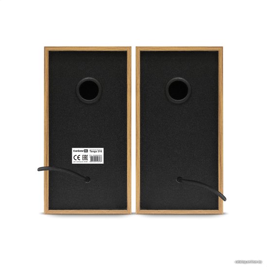 Акустическая система 2.0 ExeGate Tango 316 (питание USB, 2х3Вт (6Вт RMS), 80-20000Гц, светлое дерево, Color Box) EX289694RUS