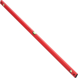 Алюминиевый уровень 1500 мм, 3 глазка, красный, линейка MATRIX 33235