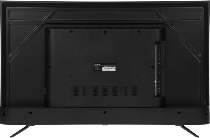 Телевизор LED Hyundai 43" H-LED43BU7100 WebOS Frameless Metal серый/серый 4K Ultra HD 60Hz MEMC DVB-T DVB-T2 DVB-C DVB-S DVB-S2 USB WiFi Smart TV