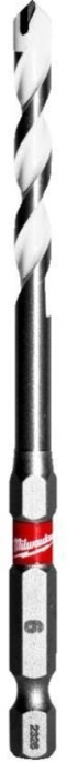 Сверло Milwaukee GENII 6.5х100 мм 4932493874 обрабатываемый материал: бетон, кирпич, черепица, газобетонные блоки, алюминий, керамическая плитка, древисина, ПВХ, диаметр: 6.5мм, рабочая глубина: 45мм, хвостовик: 1/4" Hex