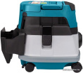 Пылесос Makita DVC867LZX4 (строительный, аккумулятор, регулировка мощности, сухая уборка, объем пылесборника: 8 л, мощность всасывания: 138.028 Вт /9.8 кПа, фильтр тонкой очистки)