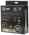 Кабель аудио-видео Cactus CS-HDMI.2-5 HDMI m /HDMI m 5м. позолоч.конт. черный