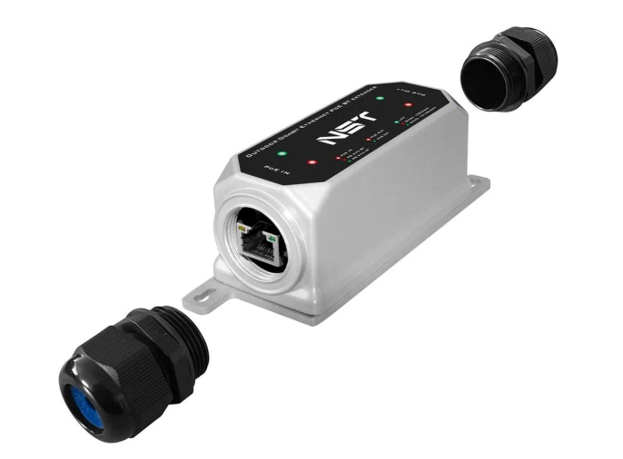 Уличный PoE удлинитель/ Уличный Ultra PoE удлинитель Gigabit Ethernet до 250м на 1 порт. Порты Ethernet: Вход - 1x10/100/1000Base-T RJ45; Выход - 1x10/100/1000Base-T RJ45. Порты PoE: Вход - 1xIEEE 802.3af/at/bt/Passive POE до 120W ; Выход - 1xIEEE 802.3a
