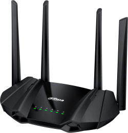 Роутер Dahua DH-AX15M, Wi-Fi 6, AX1500, 2.4/5ГГц, 2 LAN, черный