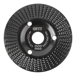 Диск обдирочный по дереву, наклонный, 22.2x125 мм, грубая насечка FIT 39524