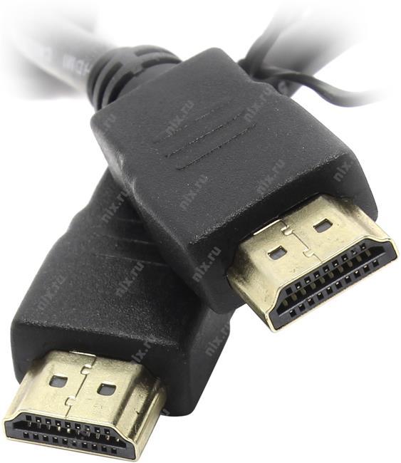 5bites APC-014-010 Кабель HDMI M / HDMI M V1.4b, высокоскоростной, ethernet+3D, зол.разъемы, ферр.кольца, 1м.