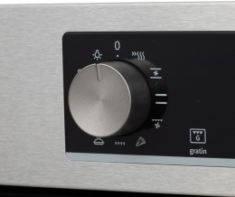 Духовой шкаф электрический Gorenje BO6735E05X, 77л, дверца с 2 стеклами, нержавеющая сталь