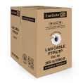 Кабель ExeGate UTP-2-C5e-CCA-S24-IN-PVC-GY-305 UTP 2 пары кат.5e CCA, 0.5мм (24AWG), 305м, серый, PVC EX256745RUS