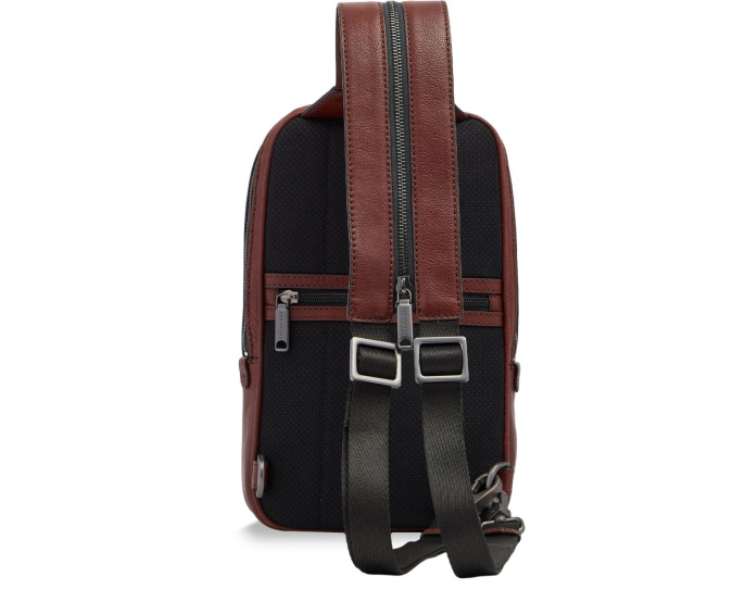Рюкзак слинг мужской The Bridge Ludovico 053126LZ/1A коричневый натур.кожа