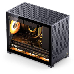 Корпус без блока питания Case JONSBO D32 PRO, Mini-Tower, TG, no fan, 2xUSB-A 3.2 + 1xUSB-C 3.2, mATX, mDTX, mITX Black (D32 PRO BLACK)