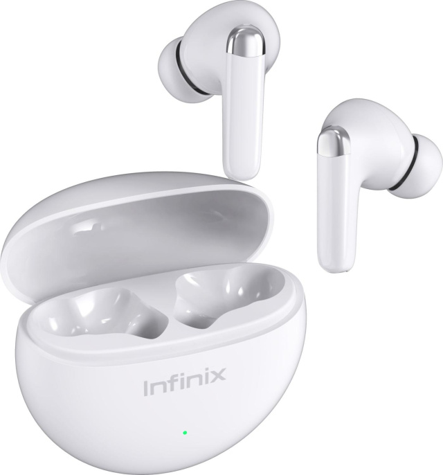 Гарнитура внутриканальные Infinix XBuds XE26 белый беспроводные bluetooth в ушной раковине 10311752