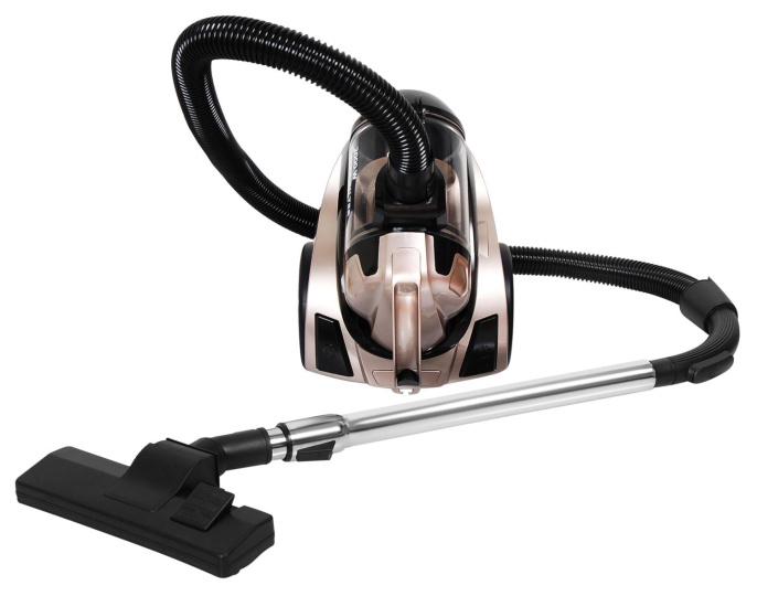 Пылесос StarWind SCV5625, 2000Вт, золотистый/черный