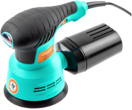 Эксцентриковая шлифмашина Sturm! OS8135R (питание: сеть, 350 Вт, частота вращения: от 5000 до 12000 об/мин, диапазон колебаний: 2 мм, диаметр диска: 125 мм, крепление шлифлиста: на «липучке», регулировка скорости)