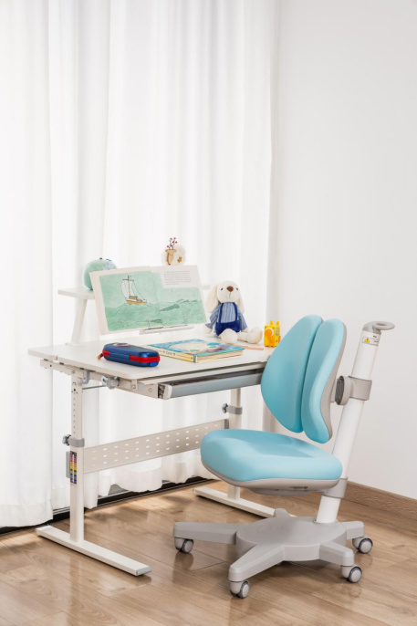 Кресло детское Cactus CS-CHR-3604BL, ткань, до 75кг, голубой