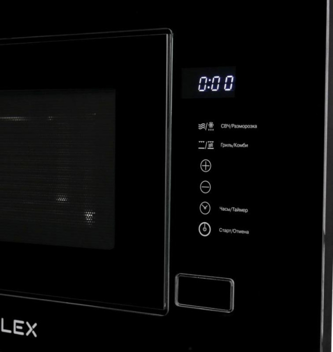 Встраиваемая микроволновая печь LEX Bimo 20.01 INOX, 20л, 700Вт, нержавеющая сталь [chve000002]