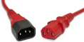 Кабель питания для монитора Hyperline PWC-IEC13-IEC14-5.0-RD IEC 320 C13 - IEC 320 C14 5 метров