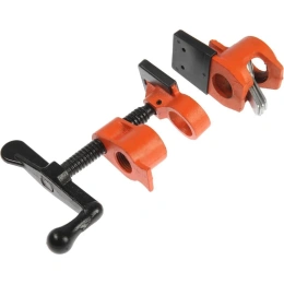 Трубная струбцина ТУНДРА резиновые накладки, 1/2" 5255006