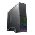 Zircon Корпус Desk MINI 300W Desktop, Micro-ATX, Черн., 1*USB3.0, 1*Type-C, 1*80мм