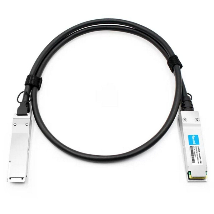 Кабель Mellanox MCP1600-E01AE30 QSFP+, IB EDR, up to 100Gb/s, 1.5m, Black, 30AWG