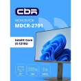 CBR AiO-MDCR-2701 27" FHD IPS i3-1215U 1.2GHz / 8Gb DDR4 3200MHz 2slot / 256Gb SSD PCIe /Intel UHD Graphics support Iris Xe with dual RAM / RJ45 / Windows 11 Pro