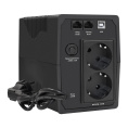яя ИБП ExeGate SpecialPro UNB-650.LED.AVR.2SH.RJ.USB (650VA/360W, LED, AVR, 2*Schuko, RJ45/11, USB, батарея 12V 7.2Ah, Black) EP285597RUS
