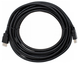 Кабель аудио-видео Cactus CS-HDMI.1.4-5,  HDMI (m) -  HDMI (m),  ver 1.4,  5м, GOLD,  черный