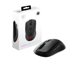 Мышь беспроводная MSI VERSA 300 W MS-8ZBD, игровая, Bluetooth/Радио, оптическая, USB, 8000dpi, черный [s12-4301260-cla]