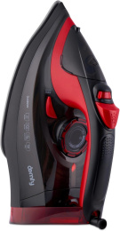 Утюг DOMFY DSC-EI502, с паровым ударом, 2400Вт, с автоотключением, черный и красный