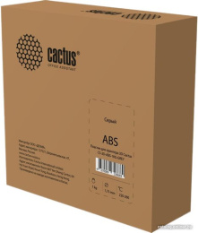 Пластик для принтера 3D Cactus CS-3D-ABS-1KG-GREY ABS d1.75мм 1кг L386м 1цв.