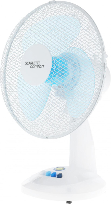 Вентилятор настольный SCARLETT SC-DF111S07, белый