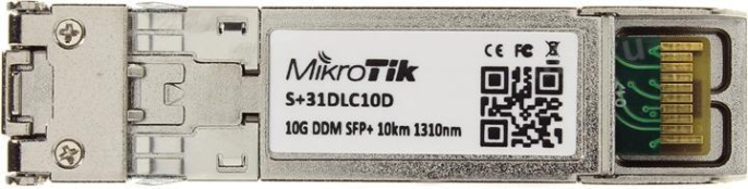 Трансивер MikroTik SFP+ module 10G SM 10km 1310nm Dual LC-connector repl. XS+31LC10D (S+31DLC10D)