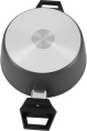 Кастрюля 4л Polaris Graphit 24C,  алюминиевая, с крышкой