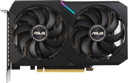 Видеокарта Asus PCI-E 4.0 DUAL-RTX3050-O8G NVIDIA GeForce RTX 3050 8Gb 128bit GDDR6 1822/14000 HDMIx1 DPx3 HDCP Ret