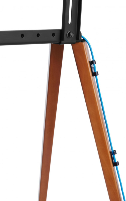 Подставка для телевизора Cactus CS-ST3646BKWN черный/орех 49"-75" макс.40кг напольный