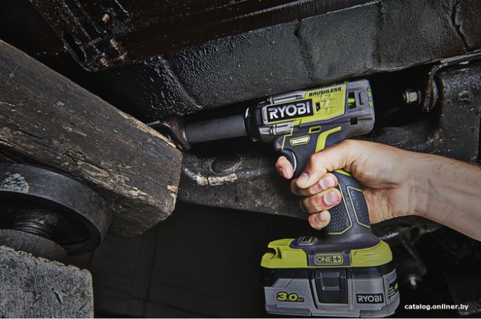 Бесщеточный аккумуляторный ударный гайковерт Ryobi ONE+ R18iW7-0 5133004220