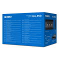 Портативная акустика SVEN HA-950 черный SV-022457 , черный, МДФ, эко-кожа 60 Вт, Bluetooth, USB, Micro SD, пульт