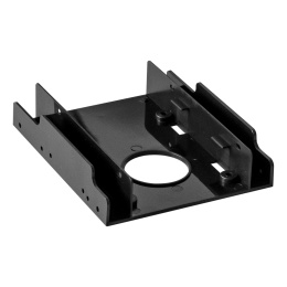 Салазки (переходник) ExeGate HD-22T3P для установки 2xHDD/SSD 2.5" в отсек 3.5" пластиковые EX292545RUS