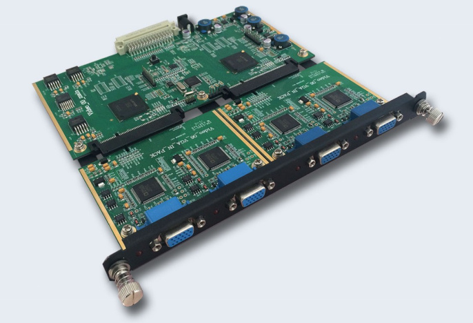 TNTv/TNT MMS-4WI-VGA Карта интерфейсная, VGA, 4 внешних входных порта: HD-DB15, для коммутаторов серии MMS-xxxxSISL