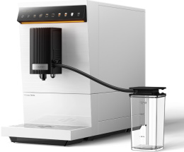 Кофемашина Trouver Virtuoso 10 Pro White мощность 1470W, давление насоса 19 Бар, цветной светодиодный сенсорный интерфейс с 8 вариантами меню, емкость резервуара для воды 1.5л