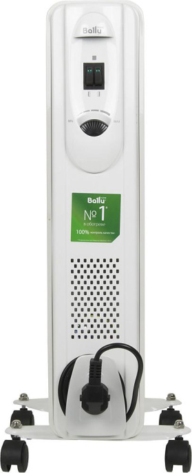 Радиатор масляный Ballu Comfort BOH/CM-07WDN 1500Вт белый/черный