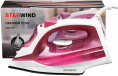 Утюг StarWind SIR2285,  2200Вт,  розовый и белый