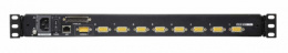 KVM консоль ATEN 17" 1-Local/Remote Share Access 8-Port PS/2-USB VGA Single Rail LCD KVM over IP switch CL5708IM-ATA-RG