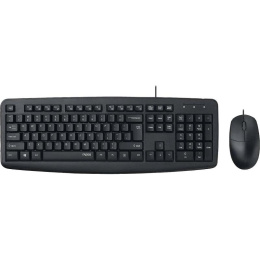 RAPOO Клавиатура+мышь проводная NX1600, цвет - черный (12273)