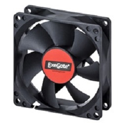 Вентилятор 12В DC ExeGate ExtraPower EP08015S3P 80x80x15 мм, Sleeve bearing подшипник скольжения , 3pin, 2500RPM, 25dBA EX283374RUS