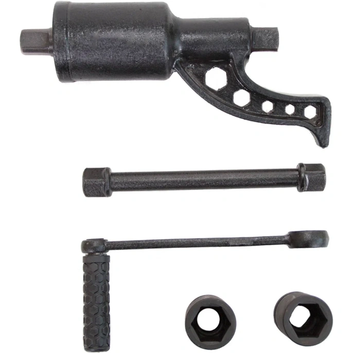 Ручной механический гайковерт с редуктором Car-Tool 1:68 4800 Нм с головками CT-6022