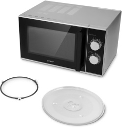 Микроволновая печь Vitek VT-MW0823, 900Вт, 23л, серебристый/черный