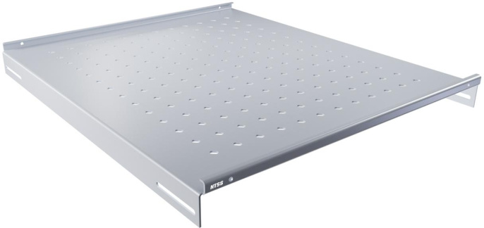 Полка стац. NTSS NTSS-FS-800 1U 60кг. 19" 550мм серый упак.:1шт