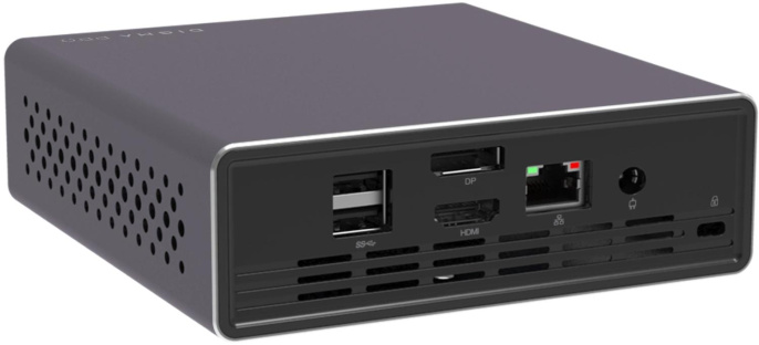 Неттоп Digma Pro Minimax U1 i5 1235U 1.3 16Gb SSD512Gb Iris Xe Windows 11 Pro GbitEth WiFi BT 60W темно-серый/черный DPP5-ADXW05