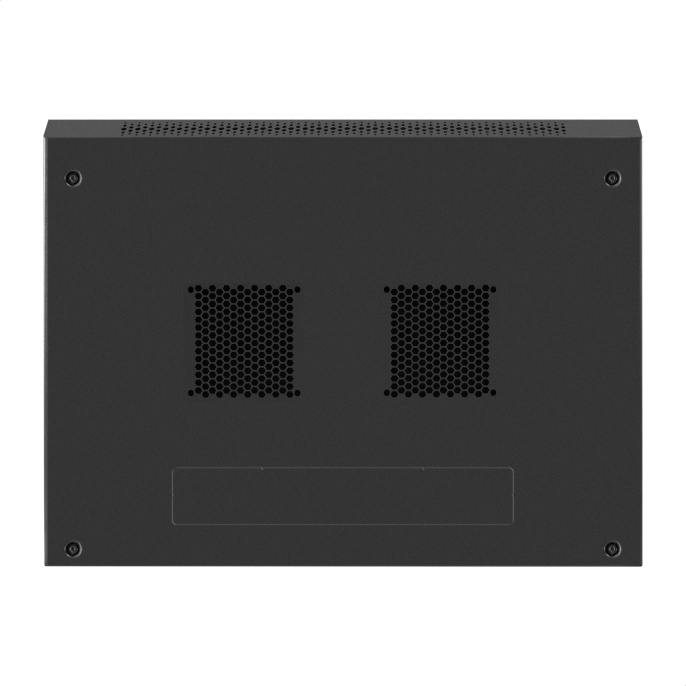 Шкаф телекоммуникационный 19" настенный 6U ExeGate EC-WM-6U.450.G.BLACK (19”, 6U, 600x450x370mm (ШхГхВ), передняя дверь закаленное стекло, съемные боковые панели, пыле- и влагозащита IP23, черный RAL 9004) EX298605RUS
