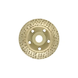 Круг шлифовальный чашечный по дереву (125x22.2 мм; карбид вольфрама; вогнутый; 8 зерно FEPA) РемоКолор 74-0-532